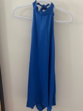 Zara Satin Halter Dress